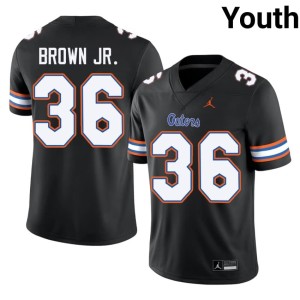 NCAA Florida Youth Black Vincent Brown Jr. #36 Jerseys 490106-852