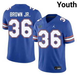 2026 University of Florida Royal Youth #36 Vincent Brown Jr. Jerseys 747748-560
