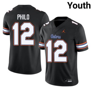 Game #12 Black Aaron Philo Youth Florida Jerseys 882200-171