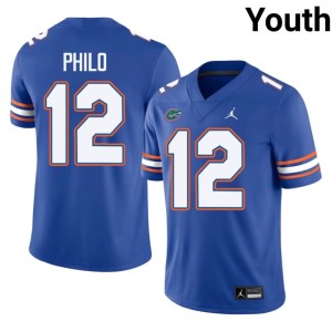 Embroidery Aaron Philo Florida Royal #12 Youth Jersey 690296-170