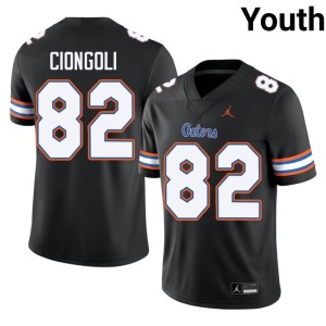 High School University of Florida Black Ace Ciongoli Youth #82 Jerseys 275159-395