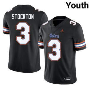 Alumni #3 Bailey Stockton Youth Black Florida Jersey 267009-392