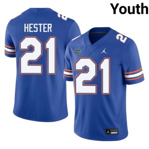 Alumni Royal #21 Youth CJ Hester Florida Jersey 858293-401