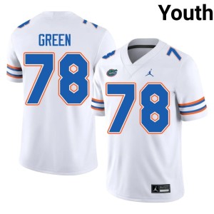2026 White #78 Florida Desmond Green Youth Jerseys 667808-702