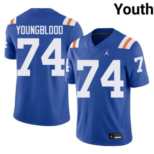 Alumni Alternate Gators Royal Youth #74 Jack Youngblood Jerseys 530559-874