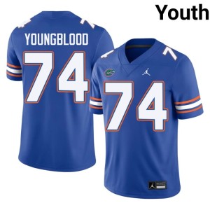 Player Jack Youngblood Royal Gator Nation #74 Youth Jerseys 484144-640
