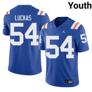 Replica Youth Gators Javarii Luckas Royal #54 Alternate Jersey 198530-245