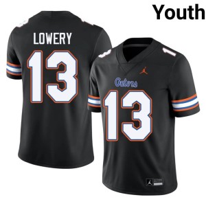 Game #13 Florida Jordy Lowery Black Youth Jerseys 726608-707