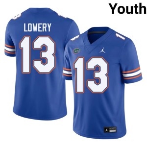 Limited Royal Gator Nation Youth #13 Jordy Lowery Jersey 902090-349