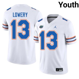 Player White Jordy Lowery Florida Youth #13 Jerseys 846121-829