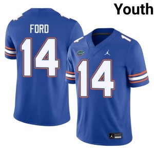 Alumni KJ Ford Youth #14 Royal UF Gators Jersey 107204-640