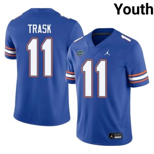 High School Royal Kyle Trask UF #11 Youth Jerseys 537599-279