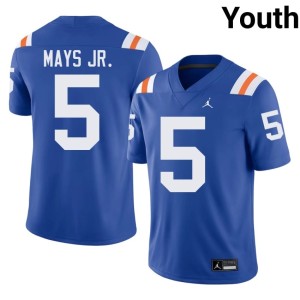 Alumni University of Florida Gators Royal Youth Alternate #5 Micah Mays Jr. Jerseys 322416-154