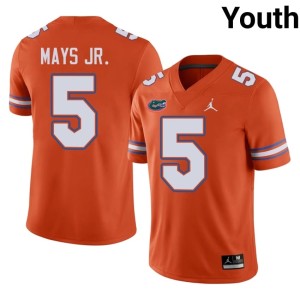 Player Orange #5 Micah Mays Jr. Youth Florida Gators Jerseys 666415-682