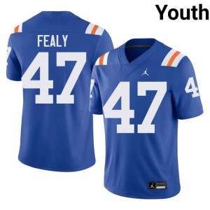 Game Youth #47 Alternate UF Gators Royal Miller Fealy Jersey 251456-933