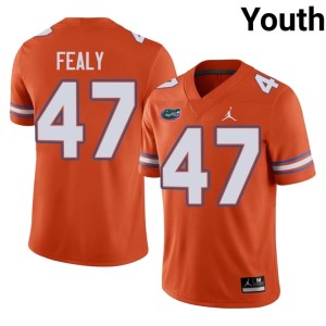 Replica Gators Orange Miller Fealy #47 Youth Jersey 254158-615