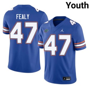 Game University of Florida Miller Fealy Royal #47 Youth Jerseys 415568-794