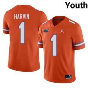 College Florida Gators Youth #1 Percy Harvin Orange Jerseys 179810-913