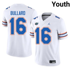 Alumni Youth #16 Gator Nation White TJ Bullard Jersey 548074-657