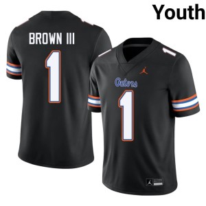 2026 Black Youth Vernell Brown III Florida #1 Jerseys 937346-249