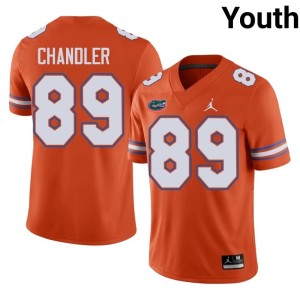 Replica Wes Chandler #89 Orange Florida Youth Jerseys 876358-776