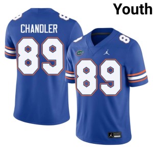 Official #89 Youth Royal Wes Chandler Gator Nation Jersey 995301-401